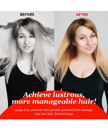 AMOSTIMELINE Professional Hair Mask with Argan Oil - Protein Treatment for Dry Damaged Hair - 6 Ampoules x 15ml - Buy Online on GoSupps.com