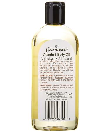Cococare All Natural Vitamin E Antioxidant Body Oil - Vitamin Therapy for All Skin Types 8.5 Fl Oz - Buy Online on GoSupps.com