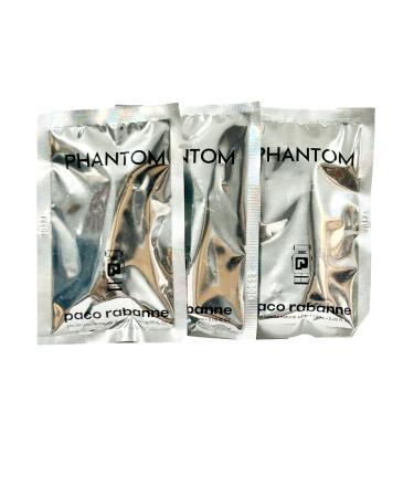 Paco Rabanne PHANTOM Perfume MEN spray EDT vial perfume 1.5 ml / 0.05 fl oz - Set of 3