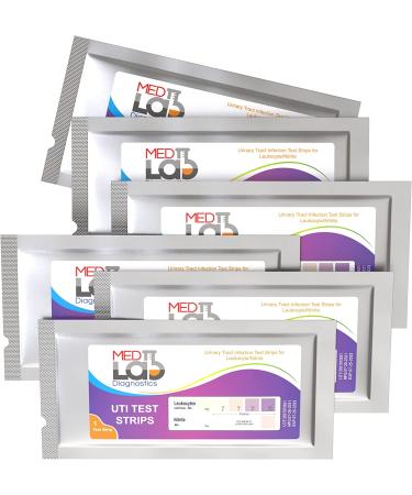 UTI Urine Test Strips (Pack of 6) - UTI Test Kit for Women, Men, Kids, Cats, and Dogs - Buy Online on GoSupps.com