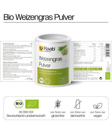 Raab Vital Food Weizengras Organic Pulver - Buy Online on GoSupps.com