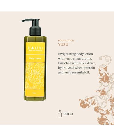 Bodhi Herbal Spa Cosmetics BODHI Body Lotion YUZU 250 ml Body milk with citrus scent with natural oils in organic quality 98 natural - Buy Online on GoSupps.com