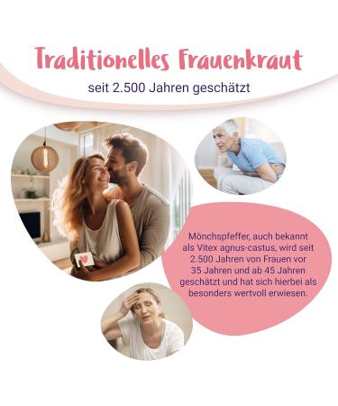 Organic Monk Pepper 10mg - High Dose Agnus Castus for Women | Small & Easy to Swallow | 120 Mini Tablets | Pregnivital  - Buy Online on GoSupps.com