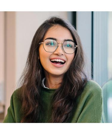 Vimbloom Blue Light Filter Glasses | Computer & Gaming - UV Protection Anti-Glare - Stylish Rose Gold & Black Options - Buy Online on GoSupps.com