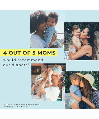 The Honest Company Clean Conscious Diapers | Plant-Based & Sustainable | Newborn Size 76 Count - Above It All + Pandas Club Box - Buy Online on GoSupps.com