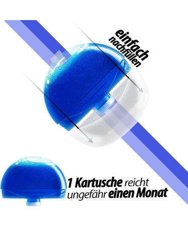 Elstergloss Toilet Fragrant Gel | Sea Breeze Freshness | WC Cleaning & Air Freshener | Includes 2 Nitrile Gloves - Buy Online on GoSupps.com