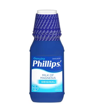 Phillip's Genuine Milk of Magnesia Saline Laxative Original 12 fl oz (355 ml)