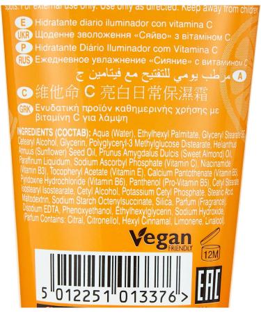 BEAUTY Formulas Vitamin C MOISTURISER - Buy Online on GoSupps.com