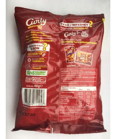 Vico Curly Chip Peanut 60g - Buy Online on GoSupps.com