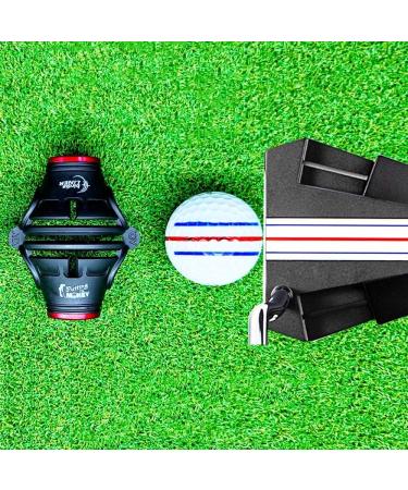 BIRDIE79 Premium 360-Degree+180-Degree Birdie Liner Drawing Alignment Tool Kit with Triple 3-Line Marker Pens - Golf Ball Marker Set with Gift Box - Patent Pending - Buy Online on GoSupps.com