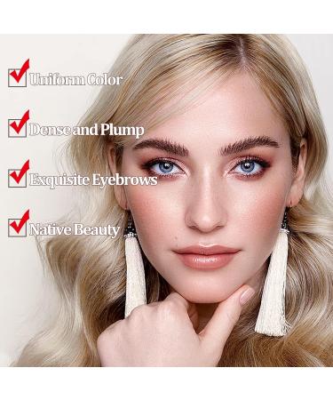 Waterproof Brow Pomade - Long-Lasting Brown Eyebrow Cream with Brush | Smudge Proof & Sweat Resistant Makeup for Women - Buy Online on GoSupps.com