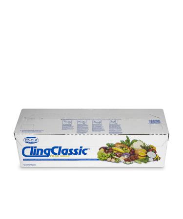 SealWrap 30540200 Cling Classic ZipSafe Plastic Wrap, 12" Wide by 2000' Length, PVC, Clear