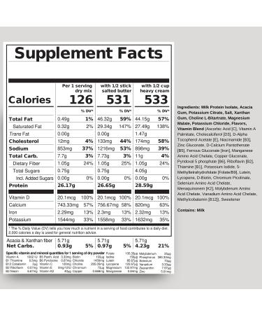 Keto Chow Pumpkin Spice Caramel Shake Powder - Low Carb Meal Replacement | Protein-Rich | Single Meal Sample 1.6 - Buy Online on GoSupps.com