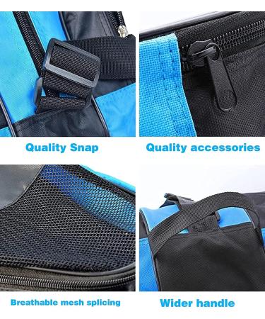 Breathable Roller Skate Bag | Adjustable Strap | Oxford Cloth | Blue | Unisex Adults & Kids - Buy Online on GoSupps.com
