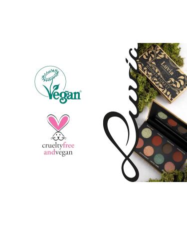 Shop Luvia Vegan Hidden Forest Eyeshadow Palette - Matt & Glitter - Sustainable Microplastic-Free Cosmetics - Buy Online on GoSupps.com