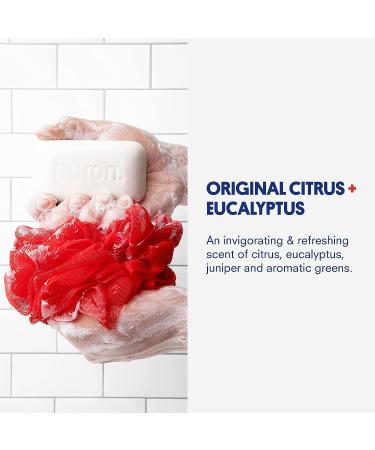 Huron Citrus + Eucalyptus Bar Soap for Men - Hydrating Body Soap with Shea Butter & Coconut Oil - 5oz Bar for Clean, Smooth & Moisturized Skin - Buy Online on GoSupps.com