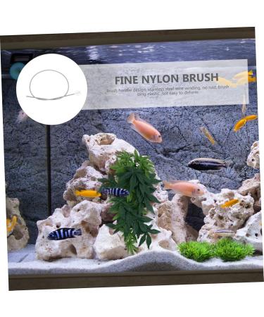 5pcs Hose Brush Fish Tank Cleaner Hose Cleaning Tube Aquarium Brush Pipeline Fish Tank Brush Silverx5pcs 60X0.2X0.2CMx5pcs - Buy Online on GoSupps.com