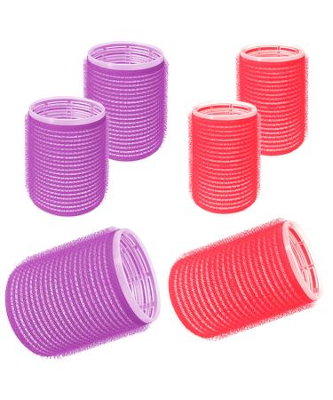 Jumbo Hair Rollers, 6 Packs Large Rollers For Hair, Self Grip Salon Hairdressing Curlers, Hair Curlers Sets, DIY Curly Hairstyle, Colors May Vary, (3xJumbo+3xLarge) - Buy Online on GoSupps.com