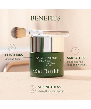 Kat Burki Form Control Neck Lift | Powerful Anti-Aging Treatment with Marine Collagen & Niacinamide | Rejuvenate & Contour Neck Area 2 fl. oz - Buy Online on GoSupps.com
