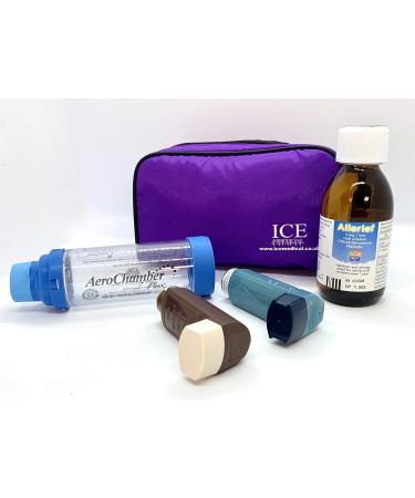 Ice Medical Inhaler Bag - Medium Purple | Portable and Stylish - Buy Online on GoSupps.com