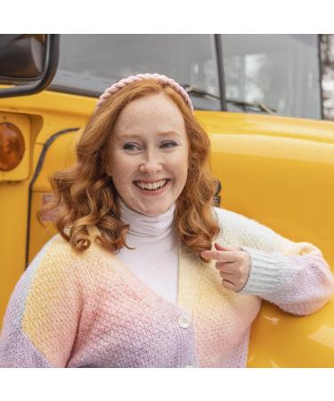 Invisibobble Hairhalo Retro Dreamine - Adjustable Pink Braided Hair Ripe for Girls & Women | Hair-Friendly & Comfortable | Designed in Munich - Buy Online on GoSupps.com