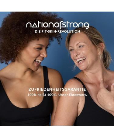 Nationofstrong Cellulite Cream - Skin-Tightening Lotion for Belly Legs & Buttocks | 225ml for Sensitive Skin | Smooth & Tighten Cellulite - Buy Online on GoSupps.com