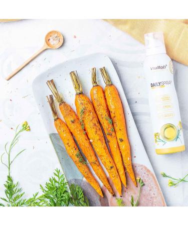 Vitalbodyplus DailySpray 4-Pack | Low-Calorie Non-Stick Cooking Spray for Roasting Grilling & Baking | Ideal for Weight Loss | Certified & Laboratory Tested - Buy Online on GoSupps.com