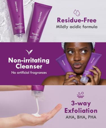 Papa Recipe Eggplant Clearing Mild Cleansing Foam 120ml - Buy Online on GoSupps.com