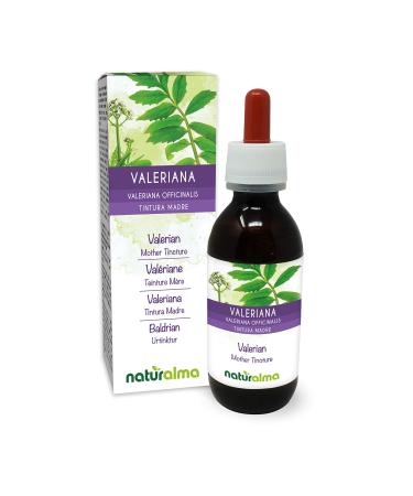 Baldrian (Valeriana officinalis) roots of non -alcoholic urban natural tincture Naturalma |Liquid extract drops 120 ml |Dietary supplement |Veganer alcohol -free 120 ml (1 Pack)