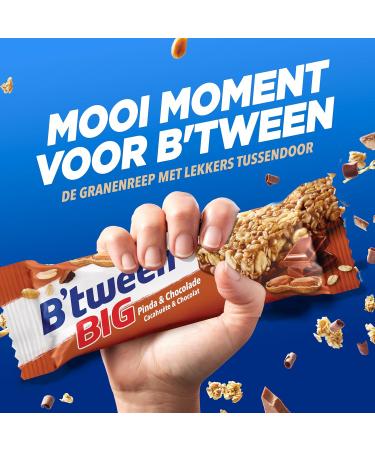  Hero B'tween BIG Muesli Bars Peanut & Chocolate - 24 pieces x 50g - Advantage Pack - Buy Online on GoSupps.com