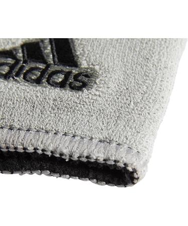 adidas Interval Reversible Wristband Black/White/Aluminum - One Size, Pack of 2 - Buy Online on GoSupps.com