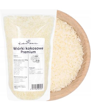 Noix de Coco R p e Premium Naturelle Non Sucr e Sans Sulfites | KUCHNIA ZDROWIA (200g)
