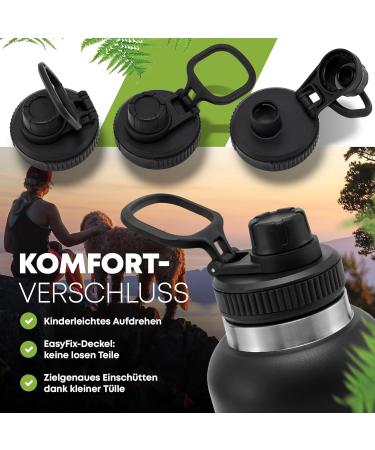 Stainless Steel PET & Partner Drinking Bottle | Includes 2 Portable Dog Bowls for On-the-Go Hydration - Buy Online on GoSupps.com