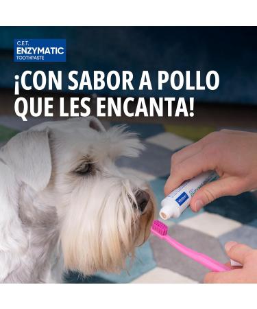  Virbac C.E.T. ENZYMATIC TOOTHPASTE 70 g (KIT+BRUSH) - Buy Online on GoSupps.com