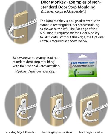 DOOR MONKEY Child Proof Door Lock & Pinch Guard - For Door Knobs & Lever Handles - Easy to Install - No Tools or Tape Required - Baby Safety Door Lock For Kids - Very Portable - Great for Dogs & Cats White - Buy Online on GoSupps.com