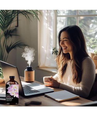 Lotus Essential Oil 4 Fl Oz and Gardenia Reed Diffuser 6.7 fl oz Perfect for Christmas Christmas Eve Halloween Thanksgiving New Year's Day Valentine's Day and Easter Gifts - Buy Online on GoSupps.com
