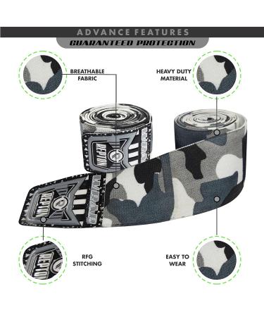 REPTON Elbow Wrap Sleeves for Weightlifting, Powerlifting & CrossFit | Adjustable Compression Support for Tendonitis - Grey Cemo - Buy Online on GoSupps.com