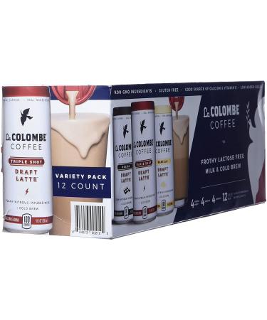 La Colombe Draft Latte Variety Pack 9 oz Can (Mocha/Triple Shot/Vanilla) - 12 Pack - Buy Online on GoSupps.com