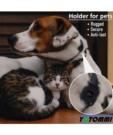 2 Packs Silicone Case for Tile Mate 2022 for Pets Dog cat Cover Accessories Compatible for Tracker Anti-Scratch Sturdy Secure Lightweight Holder Protect Finder tag for Dog Collar Kids (Black) 2 Pack case - Buy Online on GoSupps.com