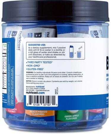 Nutricost BCAA+ Hydration Variety Pack (20 Stickpacks) - Branched Chain Amino Acids with Hydration Complex - Gluten-Free Non-GMO - Buy Online on GoSupps.com