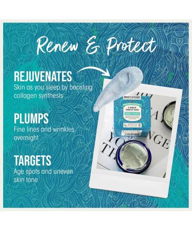 Beauty Kitchen - Seahorse Plankton + 5 Minute Miracle Mask 17ml - Hydrating Facial Mask - Removes Impurities Removes Redness & Promotes Collagen - Vegan/Cruelty Free - Buy Online on GoSupps.com