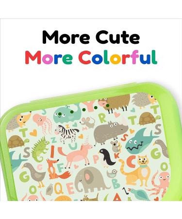 Green Cute Retainer Holder Case | Funny Cartoon Aligner & Night Guard Case | Animal Patterns | 1 Pack - Buy Online on GoSupps.com