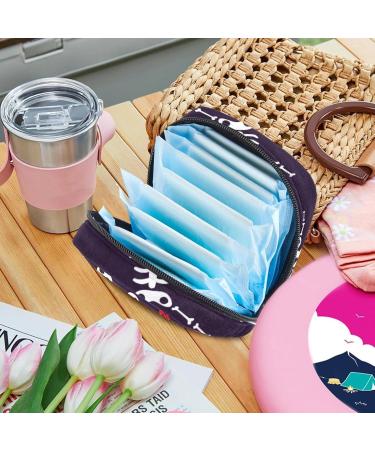 Muoooum Halloween Skull Love Eye Ladies Bandage Storage Bag | Portable Period Bag for Women & Teens | Menstrual Cup Pocket & Breastfeeding Pad Holder - Color 9 - Buy Online on GoSupps.com