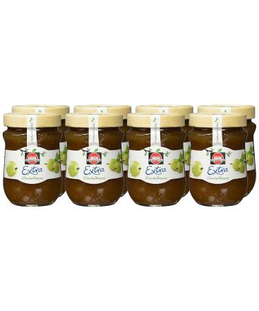 Schwartau Extra Gooseberry Jam - Pack of 8 (8 x 340g) | Premium International Shipping - Buy Online on GoSupps.com