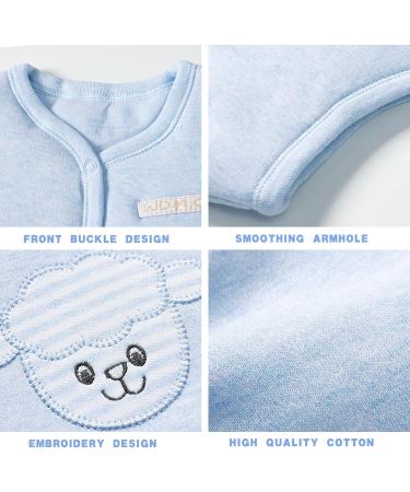 XYIYI Baby Warm Cotton Vest - Unisex Infant Toddler Padded Waistcoat (Blue, 6-9 Months) - Buy Online on GoSupps.com