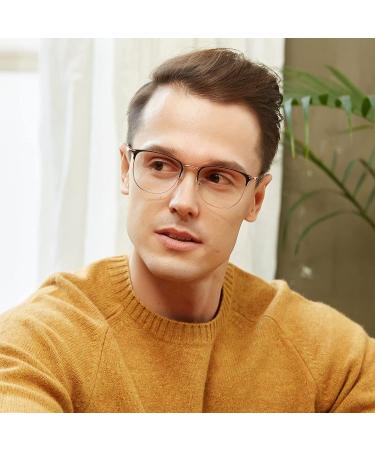 GUDVUE Blue Light Glasses | Anti Glare/UV400 | Unisex Computer/Gaming/TV/Phone Eyewear - Rose Gold - Buy Online on GoSupps.com