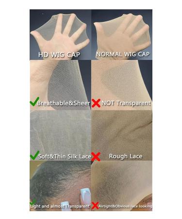 Lay's Beauty Premium Invisible Wig Caps - Colorless & Ultra Thin for Lace Front Wigs (2PCS) - Buy Online on GoSupps.com