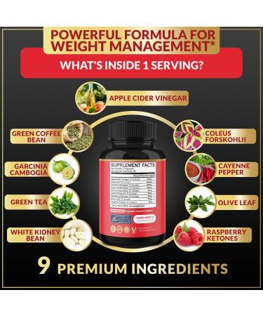 Women's Fat Burner: 9-in-1 Blend with Apple Cider Vinegar, Green Tea, Garcinia Cambogia, Green Coffee Bean & More - Buy Online on GoSupps.com
