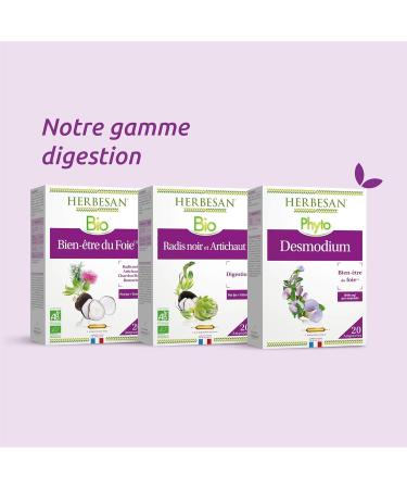 HERBESAN DESMODIUM 3000 mg Liver well-being French laboratory 20 ampoules of 10 ml - Buy Online on GoSupps.com