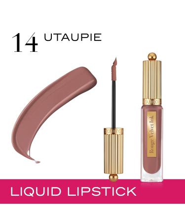 Bourjois Velvet Ink Lip Tono 14 Utaupie - 3 Piece Pack | Best Price & Fast International Shipping - Buy Online on GoSupps.com